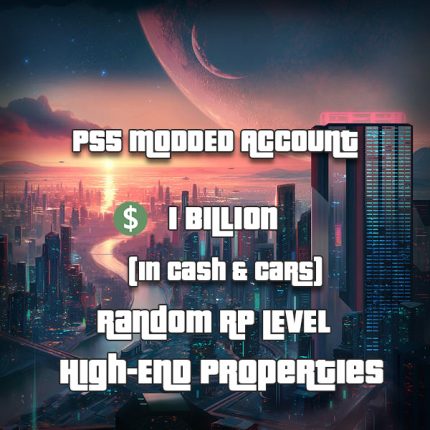 [PS5] 1 Billion in Total Assets | 4 Modded Cars & Outfits | Instant Delivery