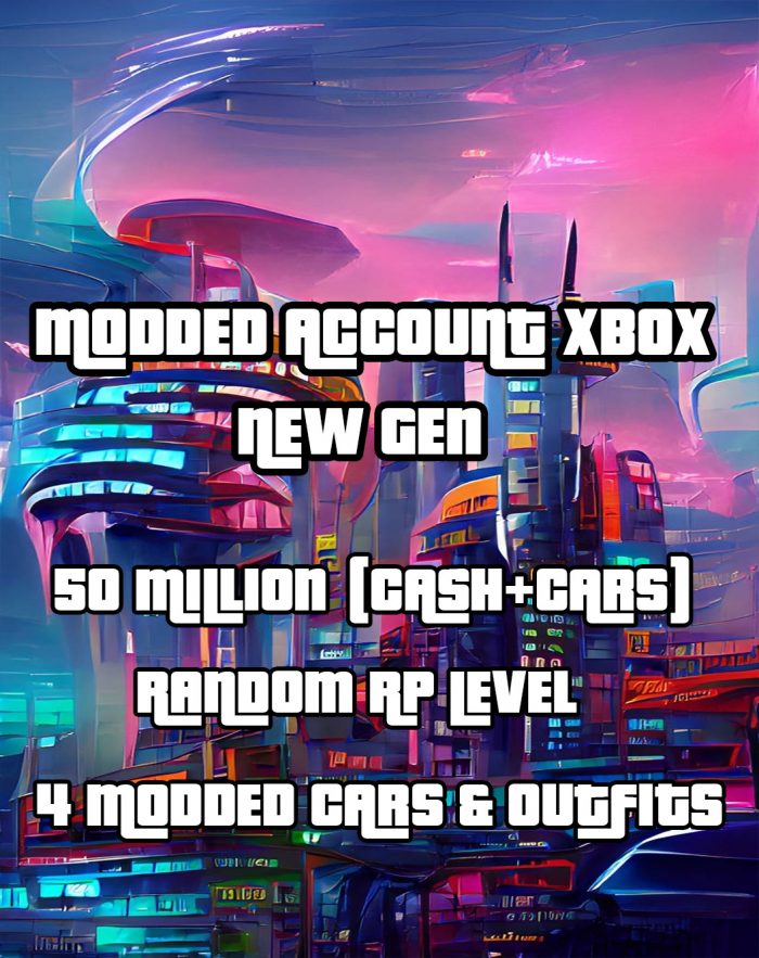 [XBOX NEW GEN] 50 Million in Total Assets | 4 Modded Cars & Outfits | Instant Delivery - Image 1